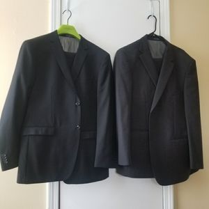 2 suits 1 blazer 30 ties
